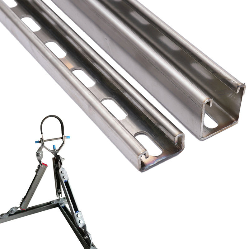 1.9mm 2.0mm Unistrut supporti di tubi di frenatura sismica per apparecchiature elettriche