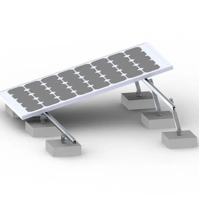 Supporto fotovoltaico per il pannello solare montato sul tetto